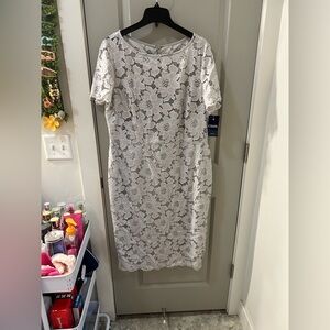 Women’s Chaps size 18 Floral Lace Dress